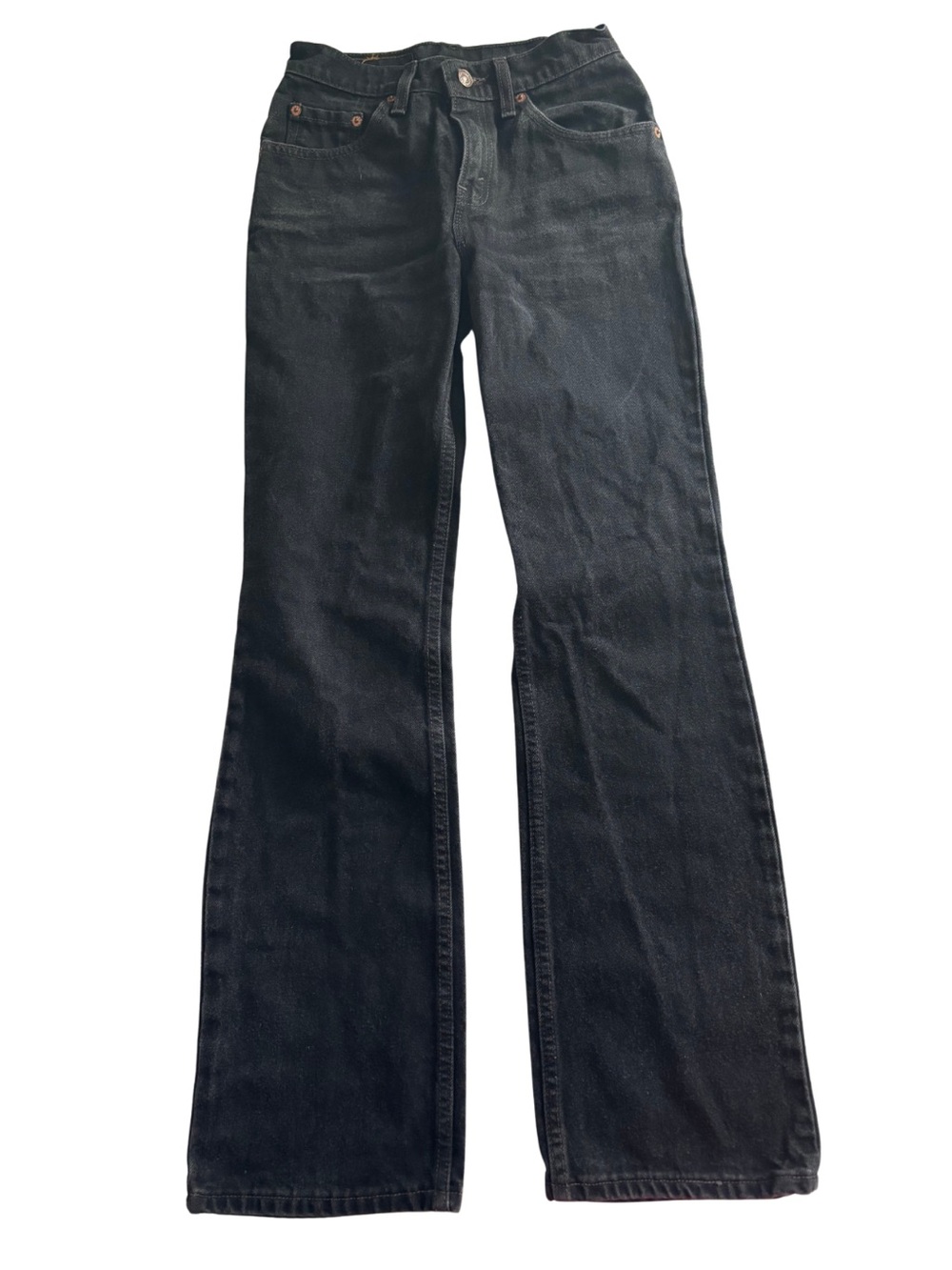 Vintage 1997 Mid-Rise Levi’s 517 Bootcut Jeans Black Size 5 Classic 90’s Denim